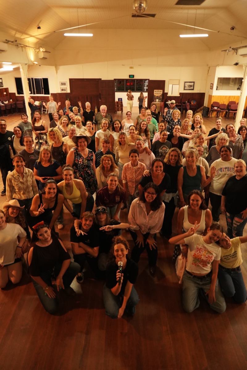 Wildheart dancers at a community event