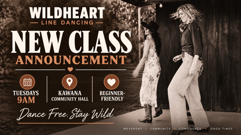 Wildheart Tuesday Morning Country Line Dancing at Kawana Community Hall
