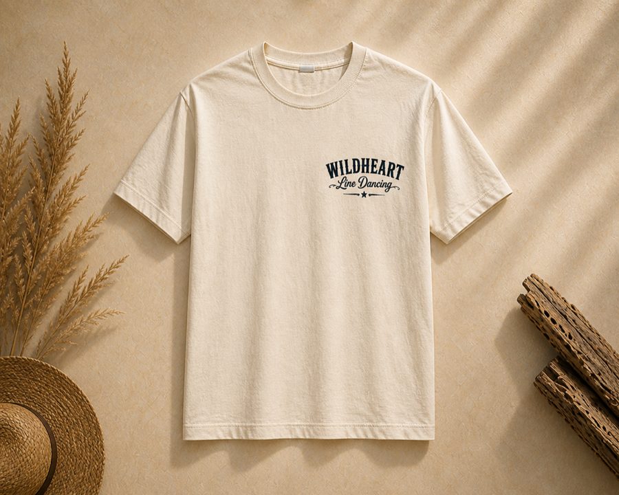 Wildheart Tee Natural front view