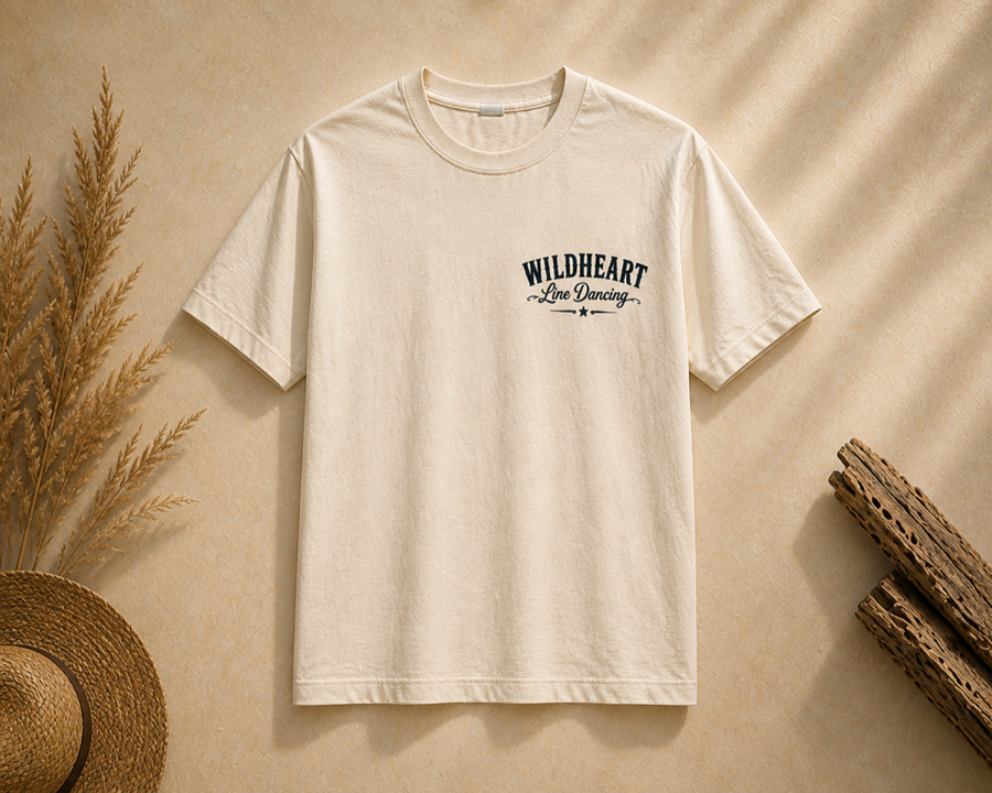 Wildheart Tee Natural front view